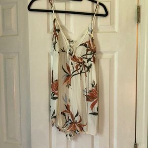 O’Neill tie front romper